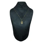Golden Plate Charm