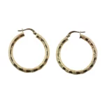 Round Texture Earrings