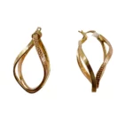 Double Twisted Earrings