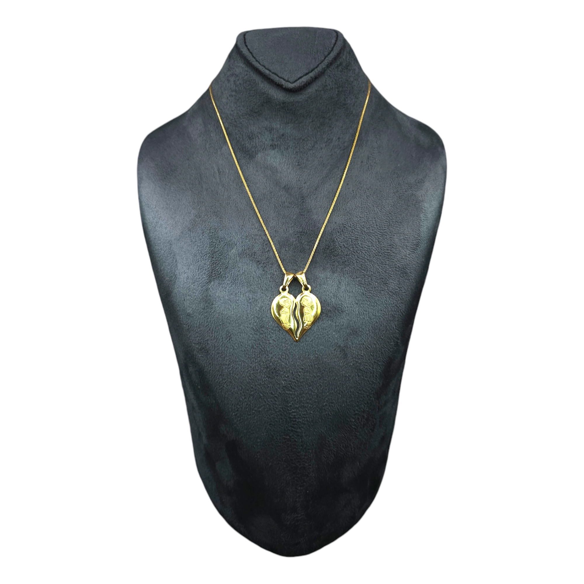 Couple Heart Charm