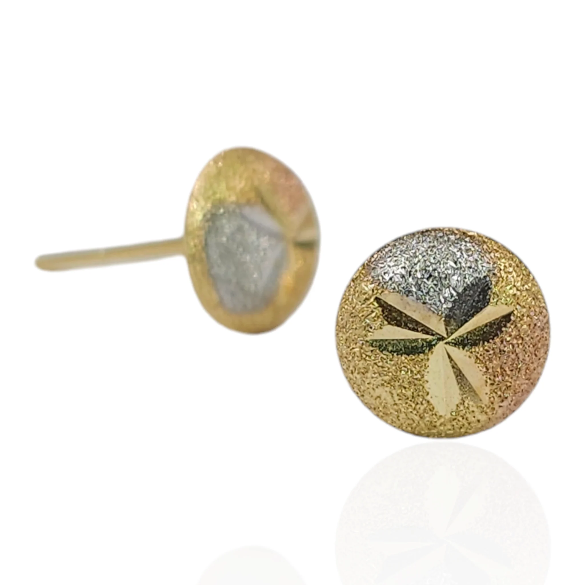 Round Matt Earrings