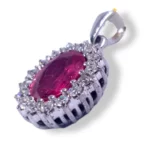 Ruby Diamond Charm