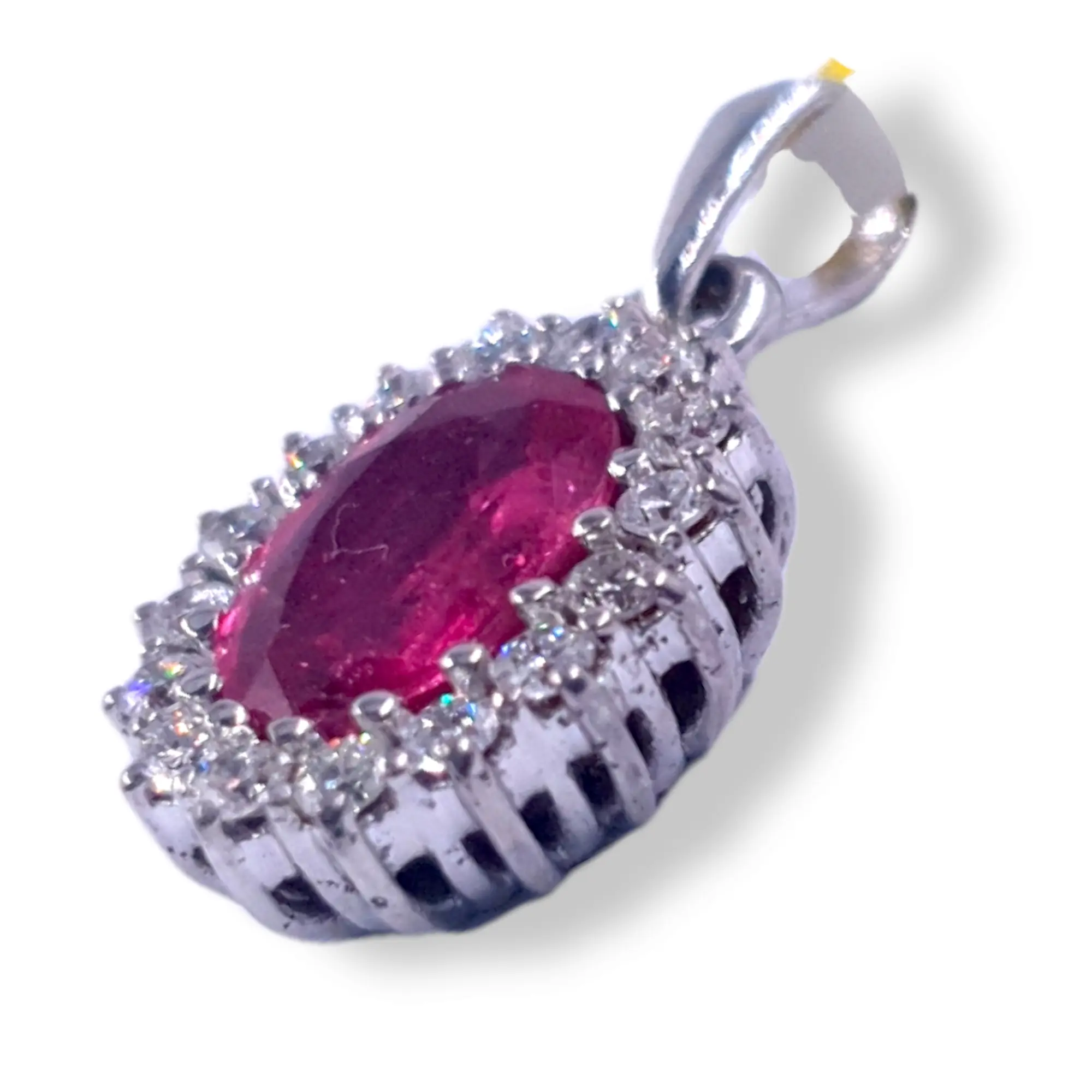Ruby Diamond Charm