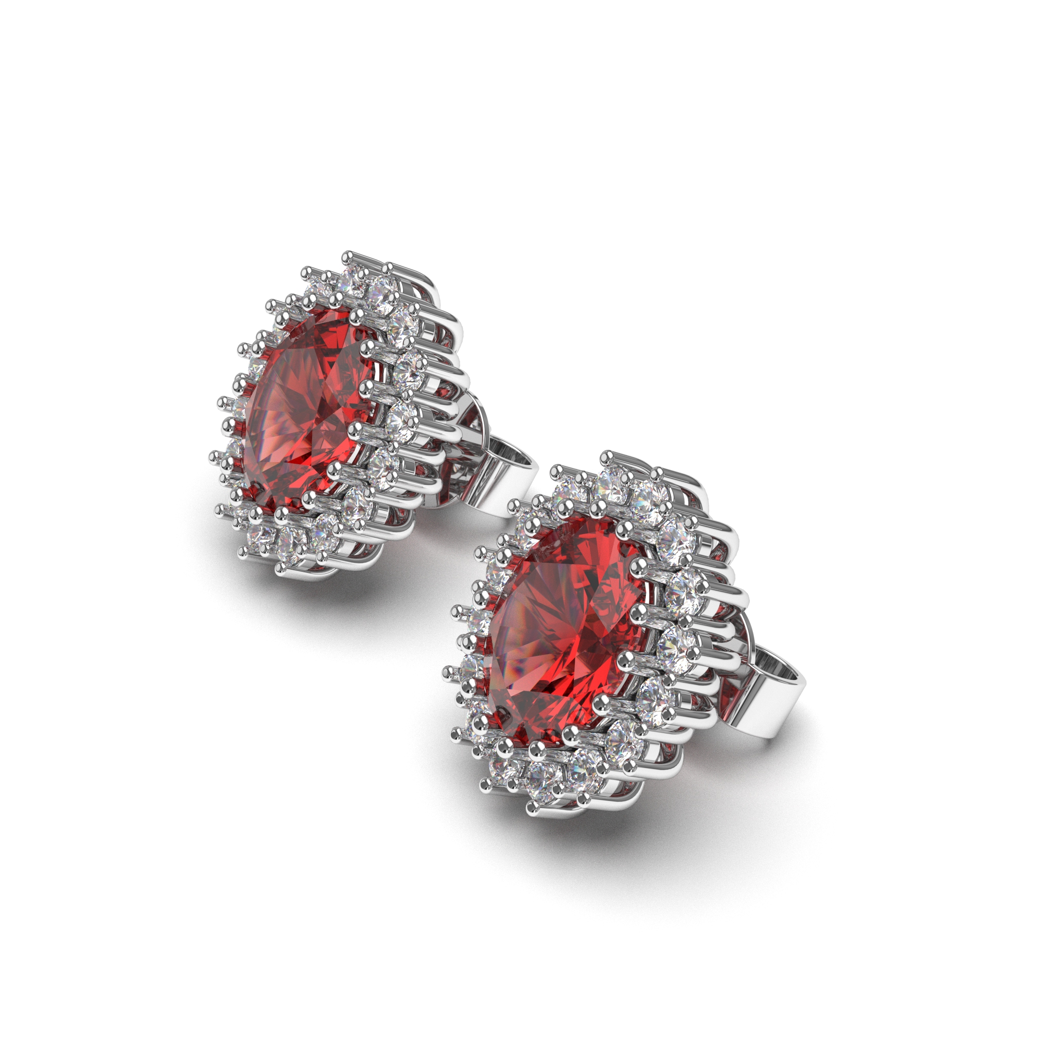Ruby Stone Earrings 3 Ruby Stone Earrings