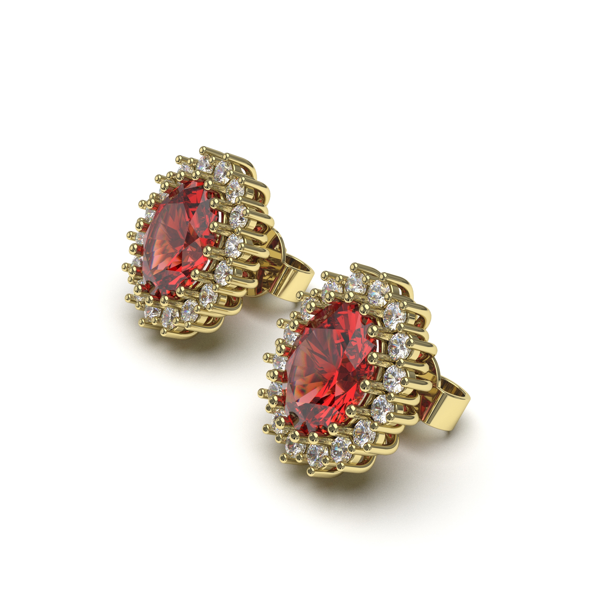Ruby Stone Earrings 6 Ruby Stone Earrings
