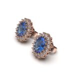 Sapphire Stone Earrings