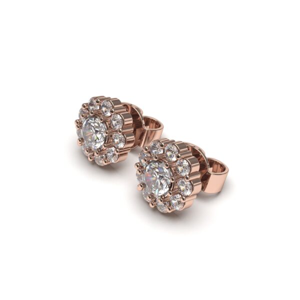 Cluster Diamond Earrings