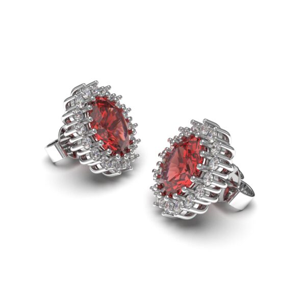 Ruby Stone Earrings