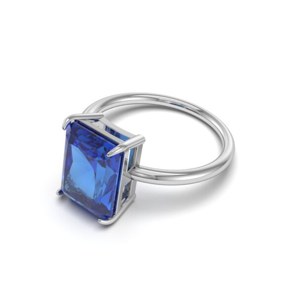 Topaz Diamond Ring