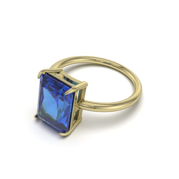 Topaz Diamond Ring