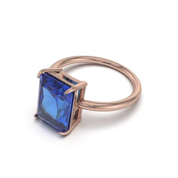 Topaz Diamond Ring