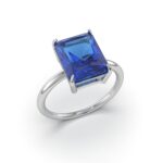 Topaz Diamond Rings