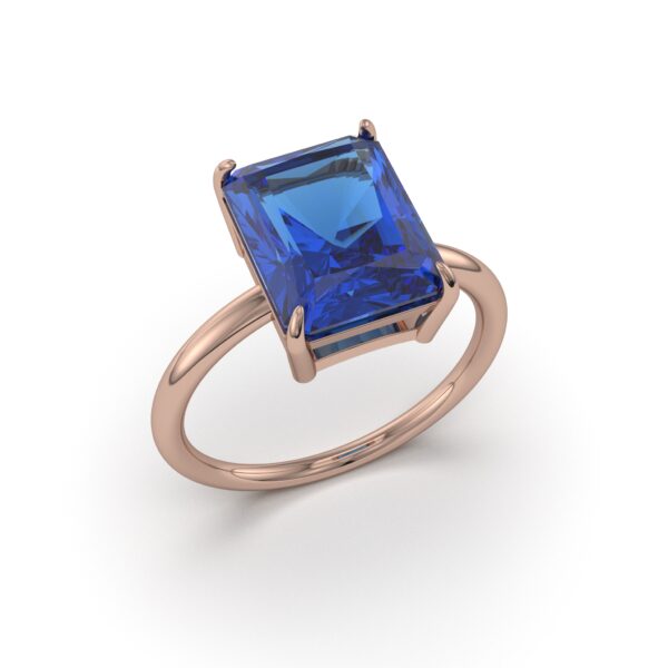 Topaz Diamond Ring