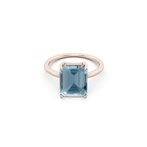 Topaz Diamond Ring