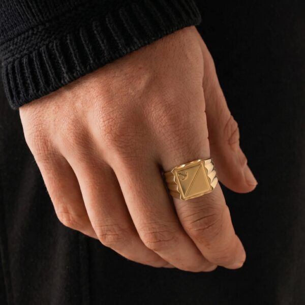 Anchor Signet Ring