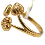 Three Heart Marquise Cut Ring