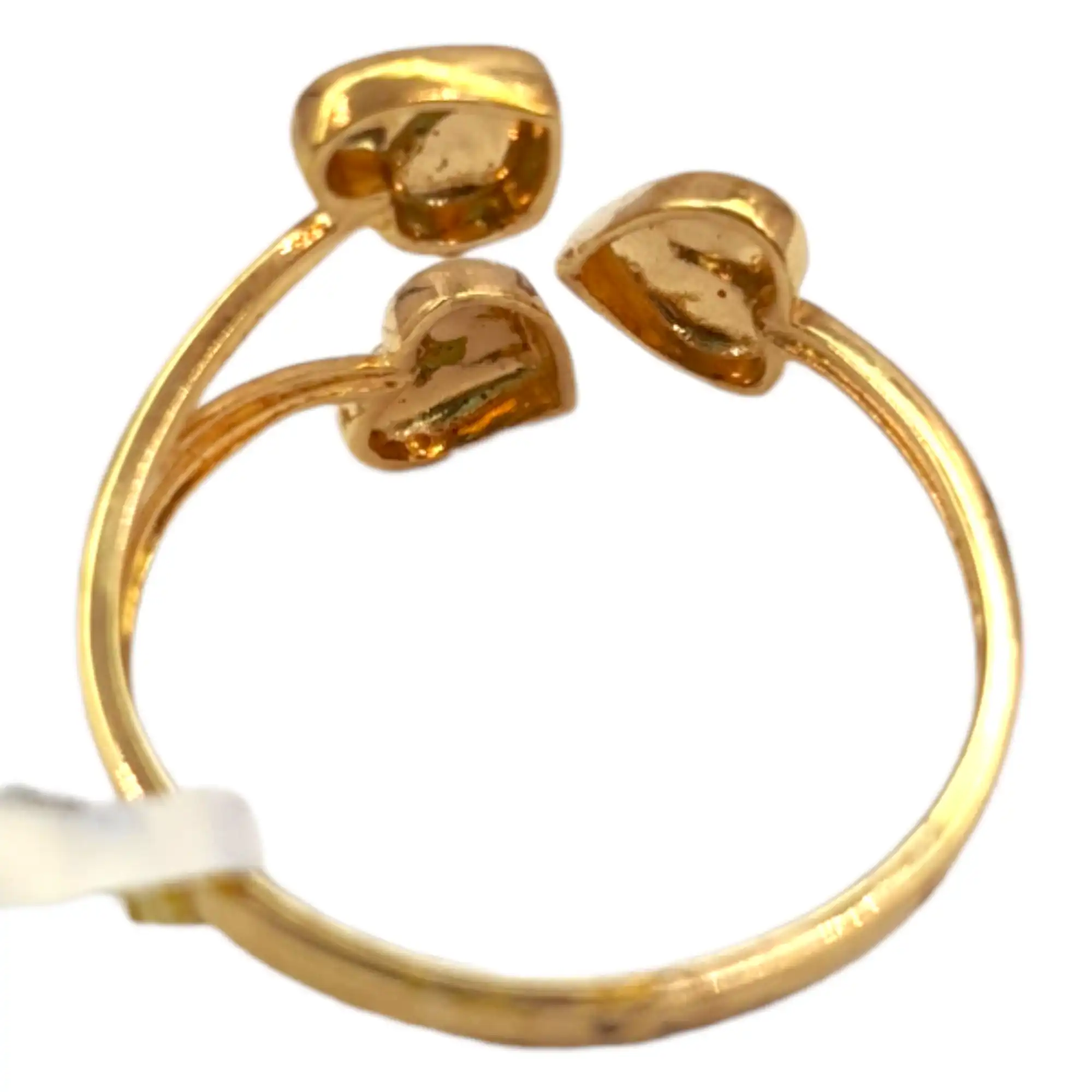 Three Heart Marquise Cut Ring
