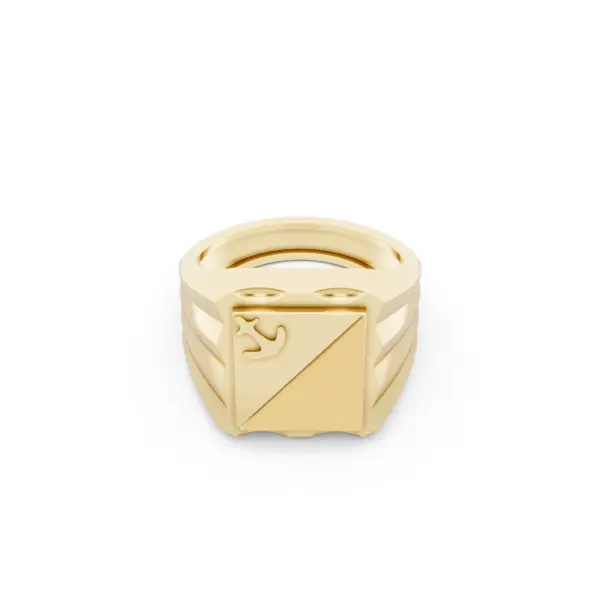 Anchor Signet Ring