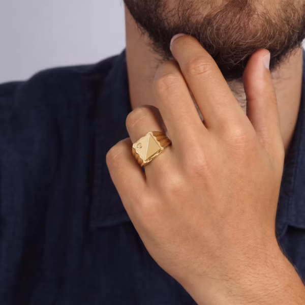 Crown Signet Ring