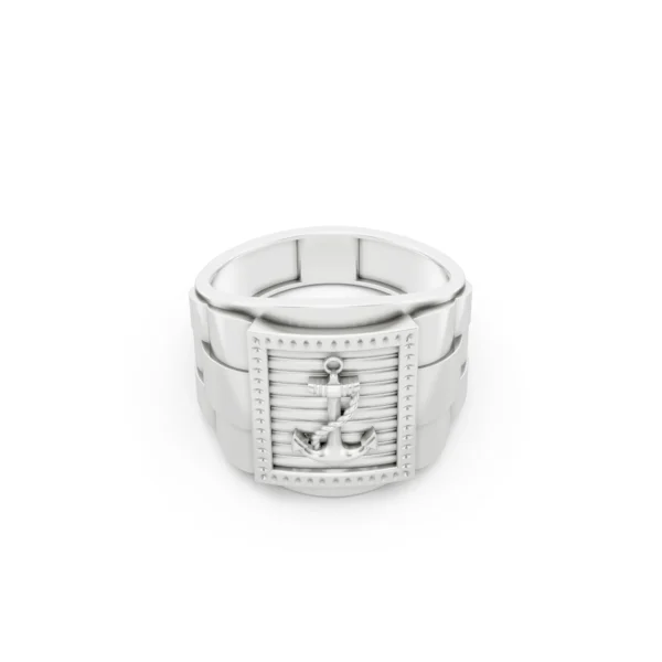 Mens Anchor Ring