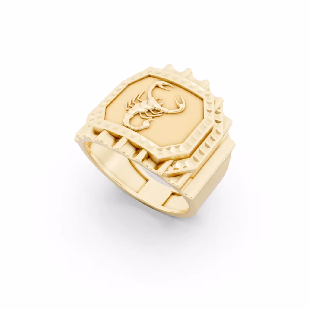 Scorpion Signet Ring