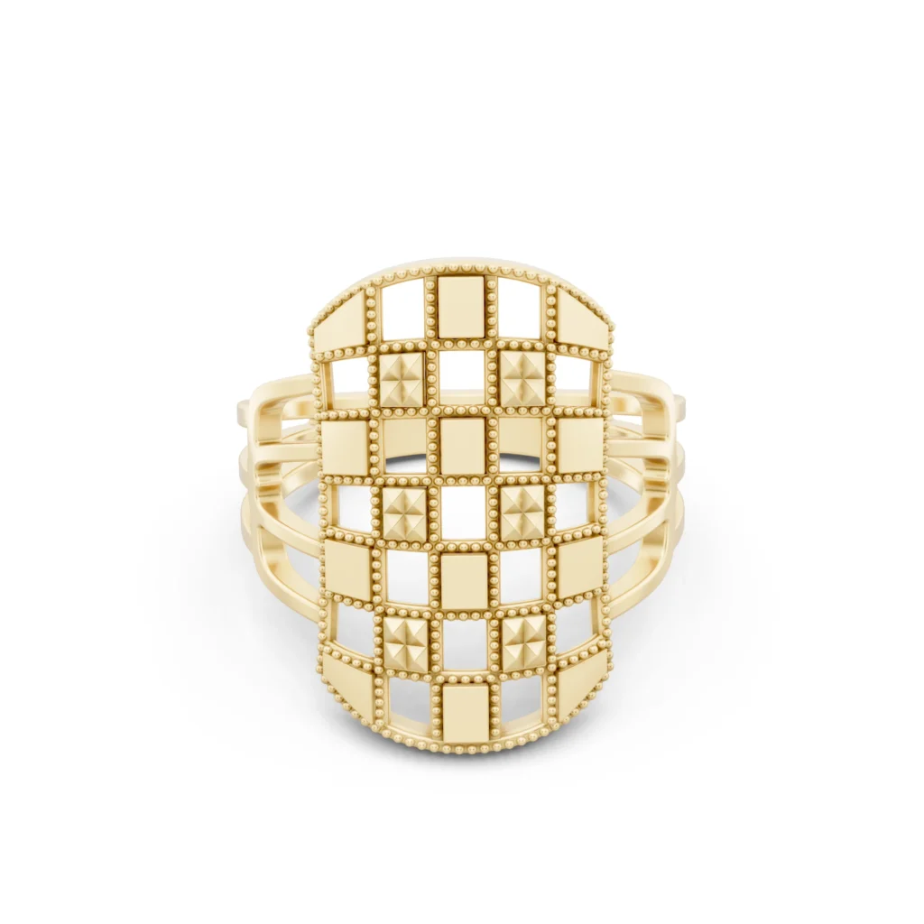 Diamond Cut Fancy Ring