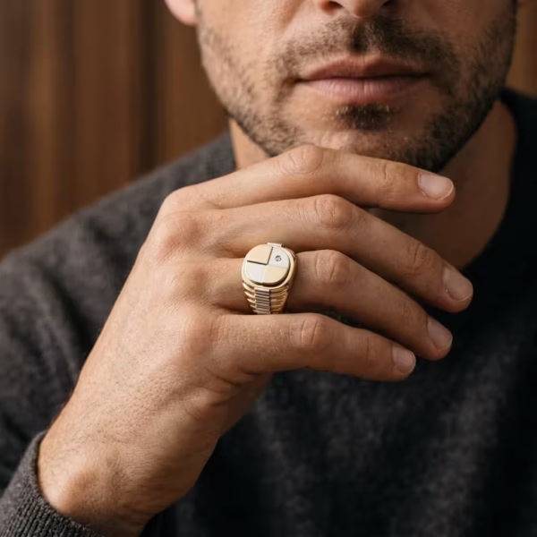 Mens Signet Ring