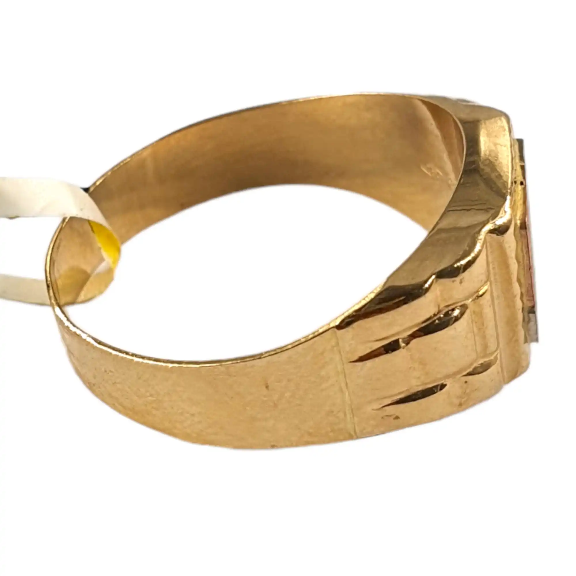 3 Tone Signet Ring