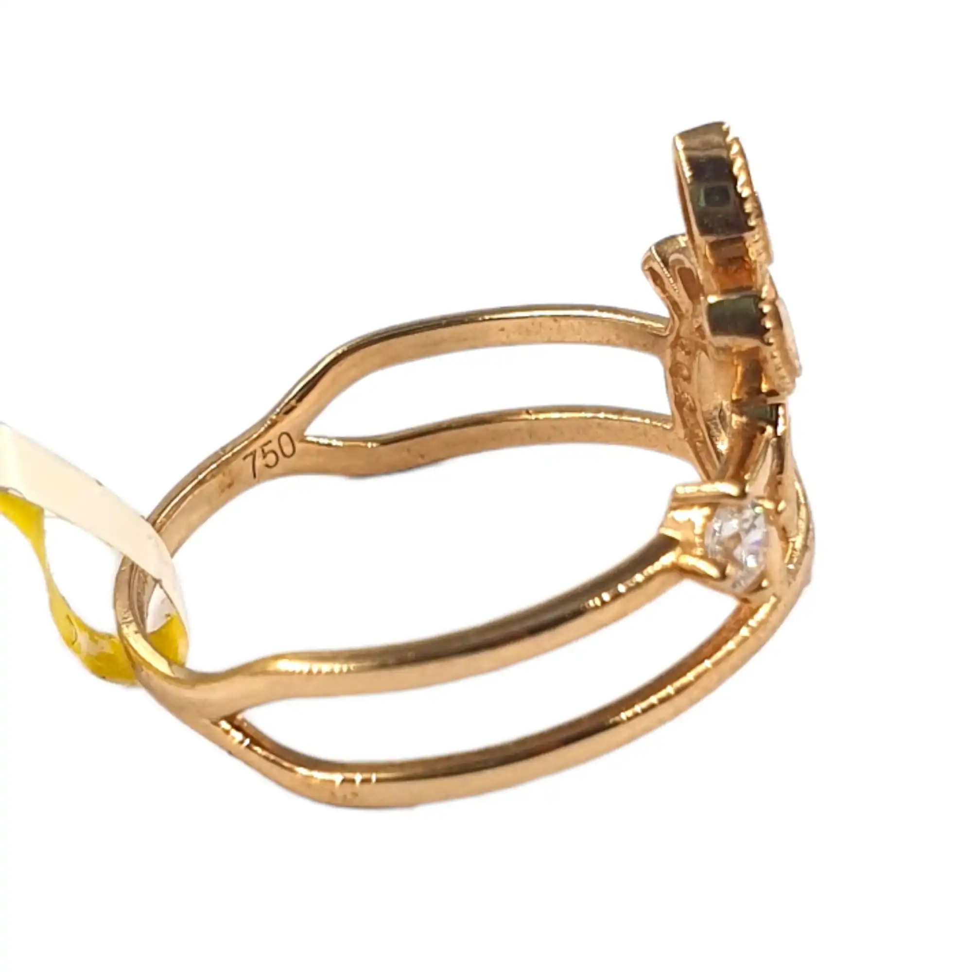 Tri-Leaf Charm Ring