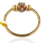 3 Tone Flower Ring