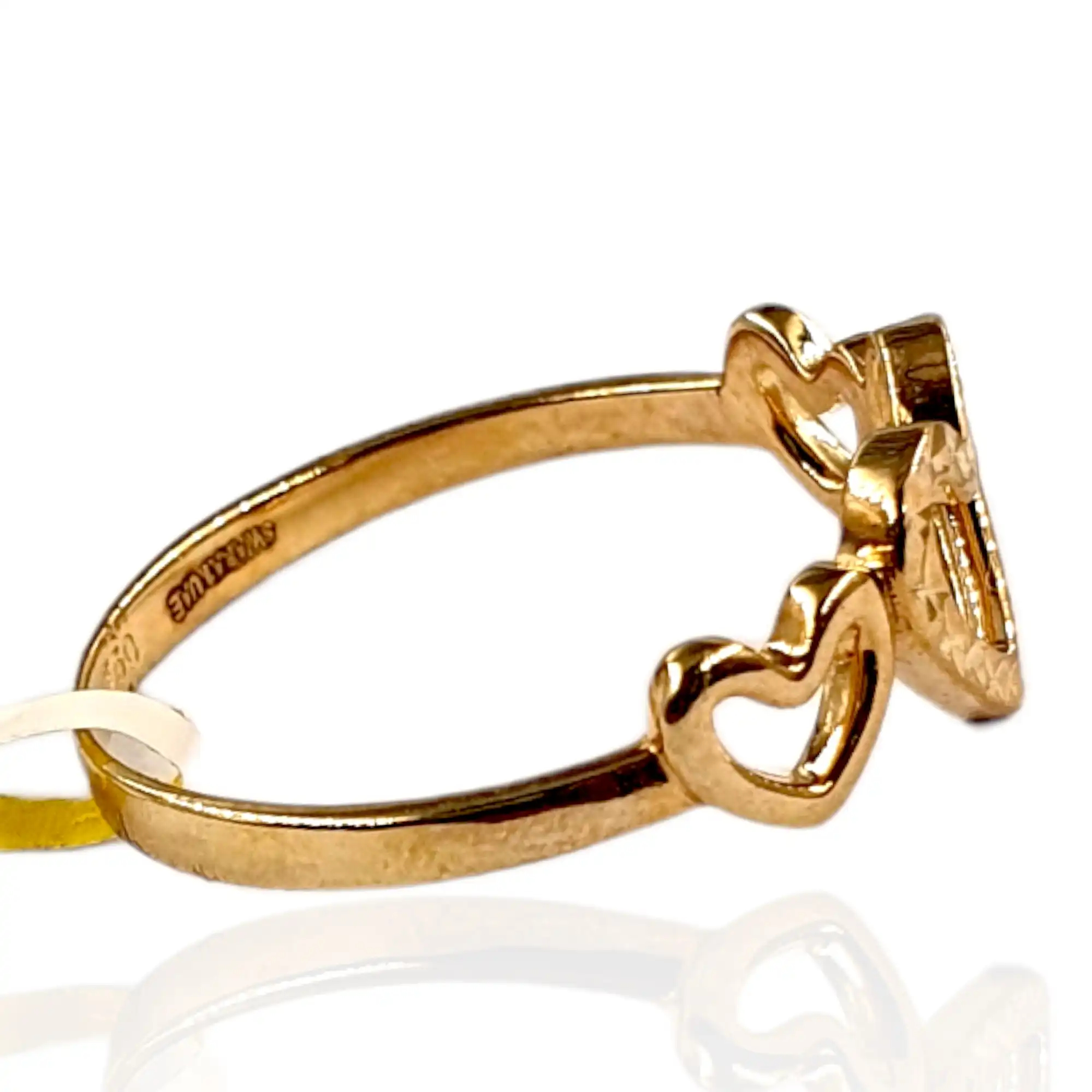 Triple Heart Ring