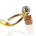 3 Tone Box Wrap Ring