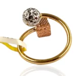 3 Tone Box Wrap Ring