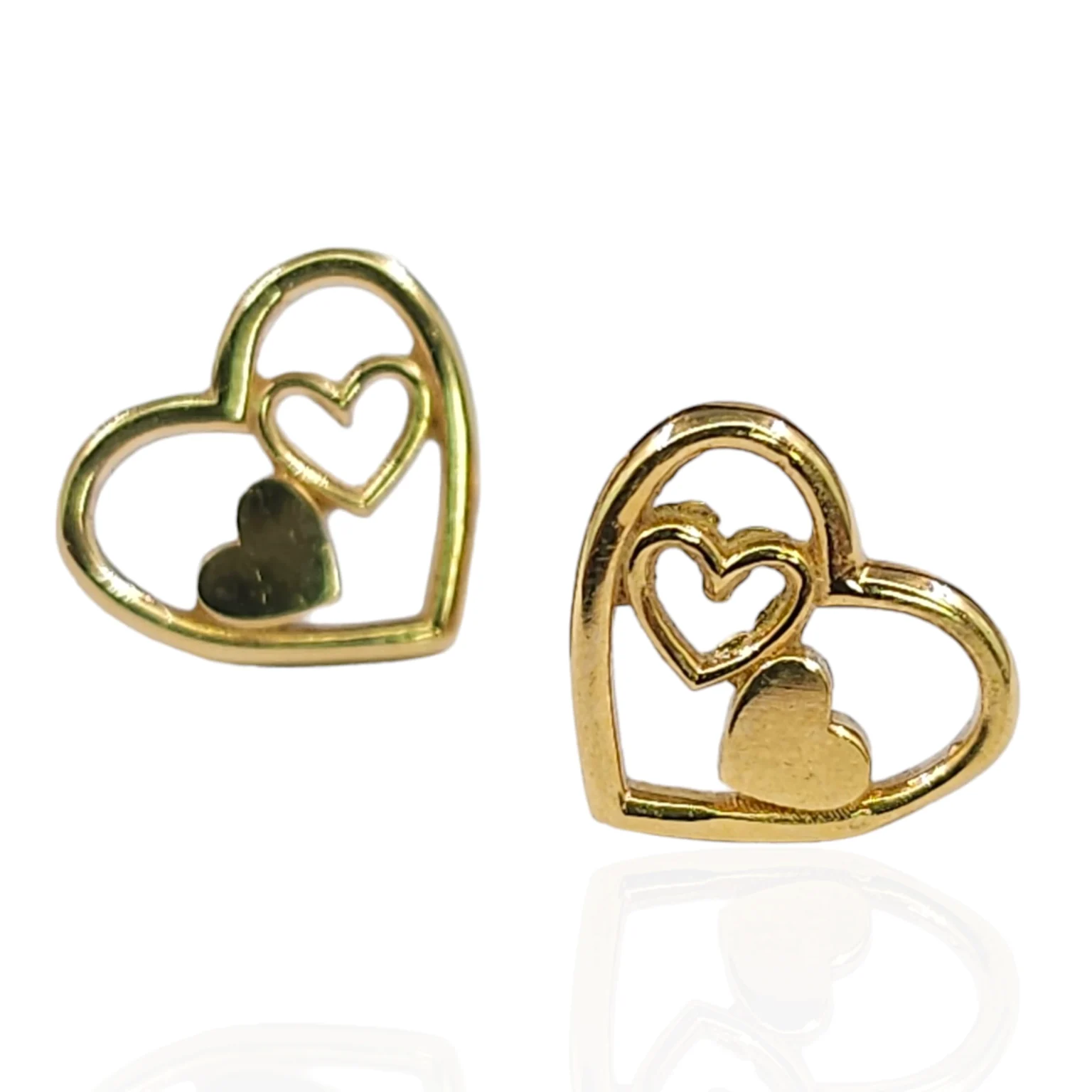 Double Heart Earrings