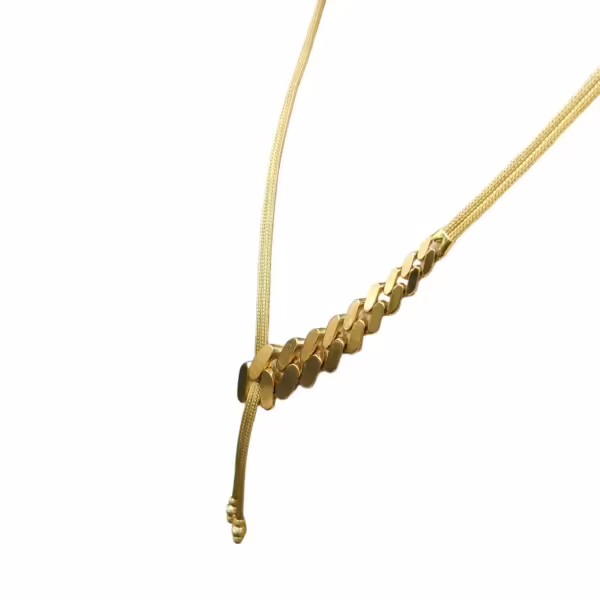 Fancy Cuban Charm Necklace