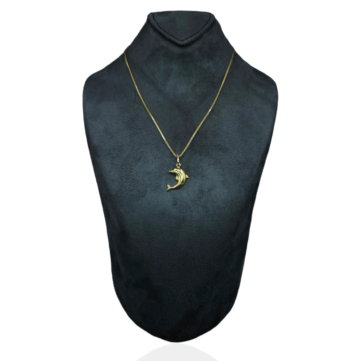 Brass Dolphin Charm