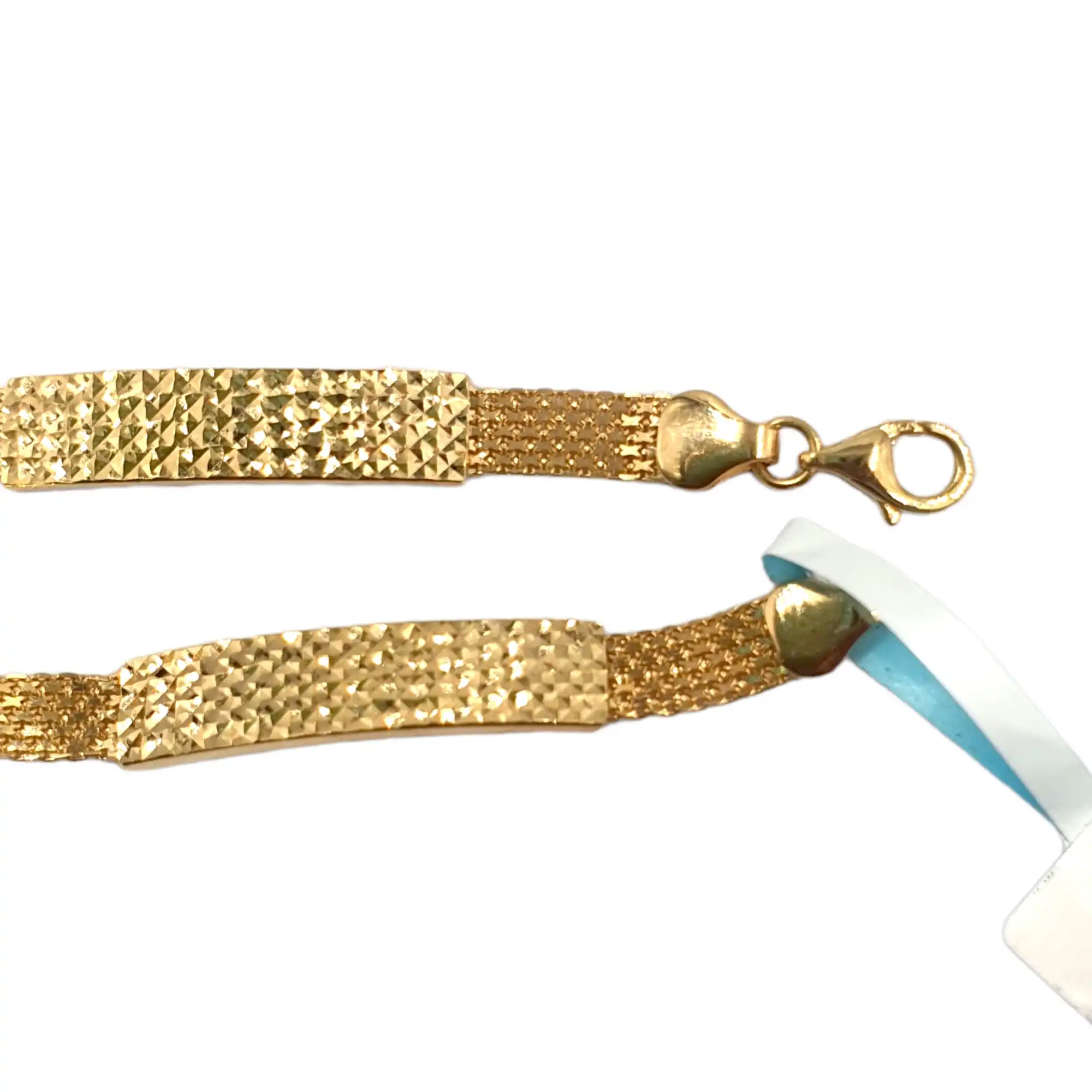 Fancy Plate Charm Bracelet