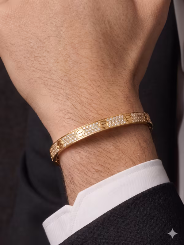 Diamond Screw Bangle