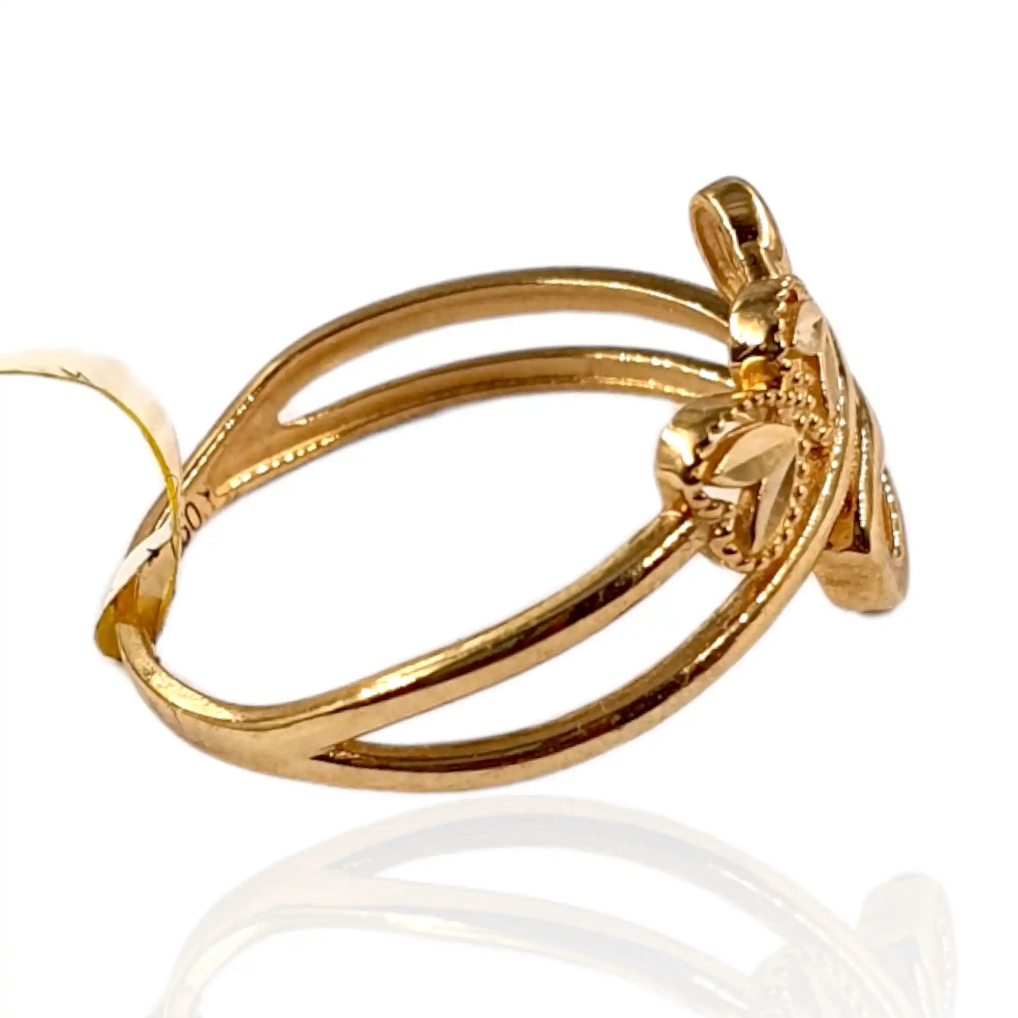 Pin Needle Leaf Ring