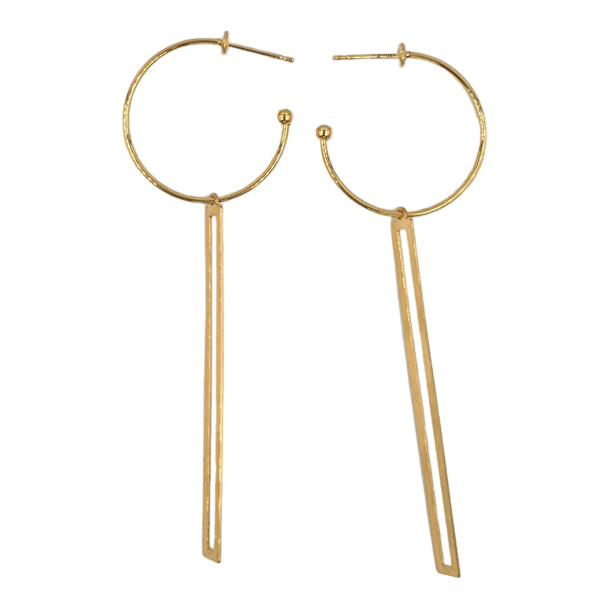 C Hook Dangle Earring