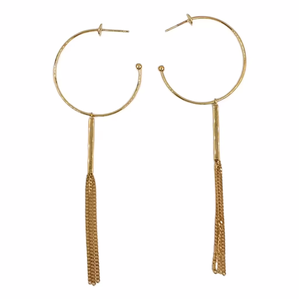 Cuban Charm Tassel Earring