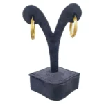 Fancy Charm Loop Earring