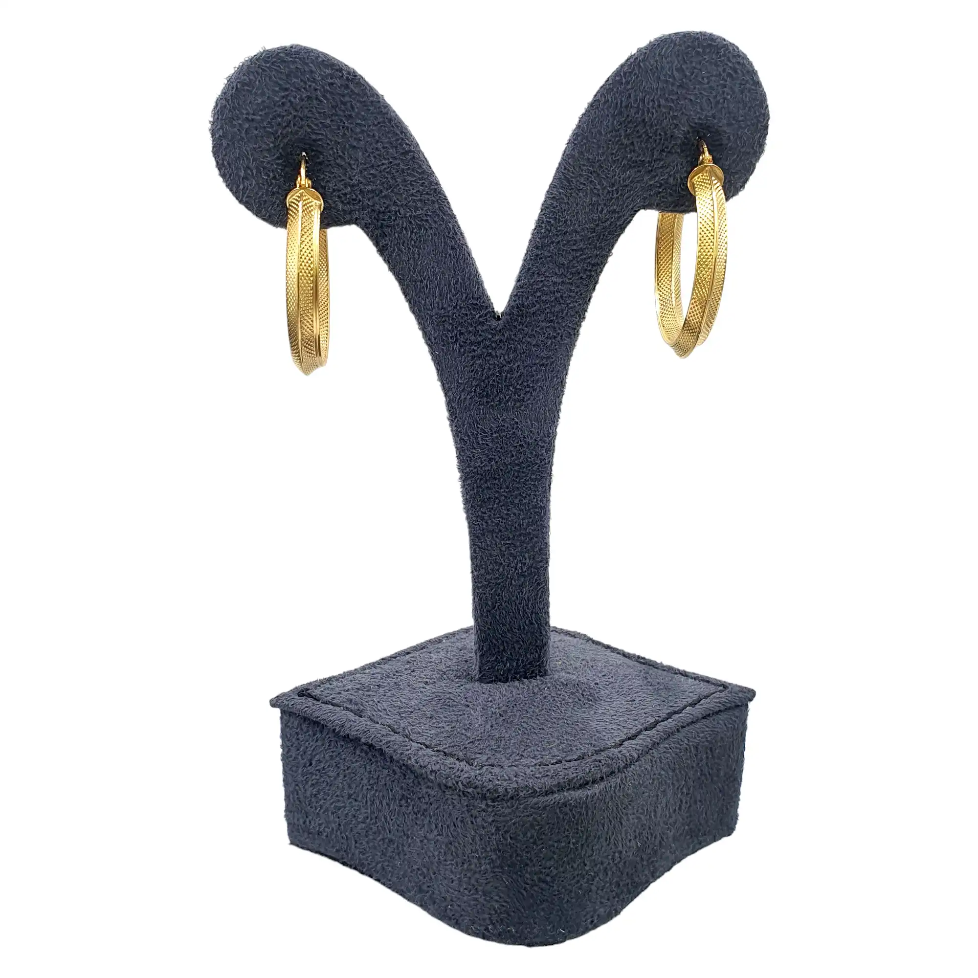 Fancy Charm Loop Earring