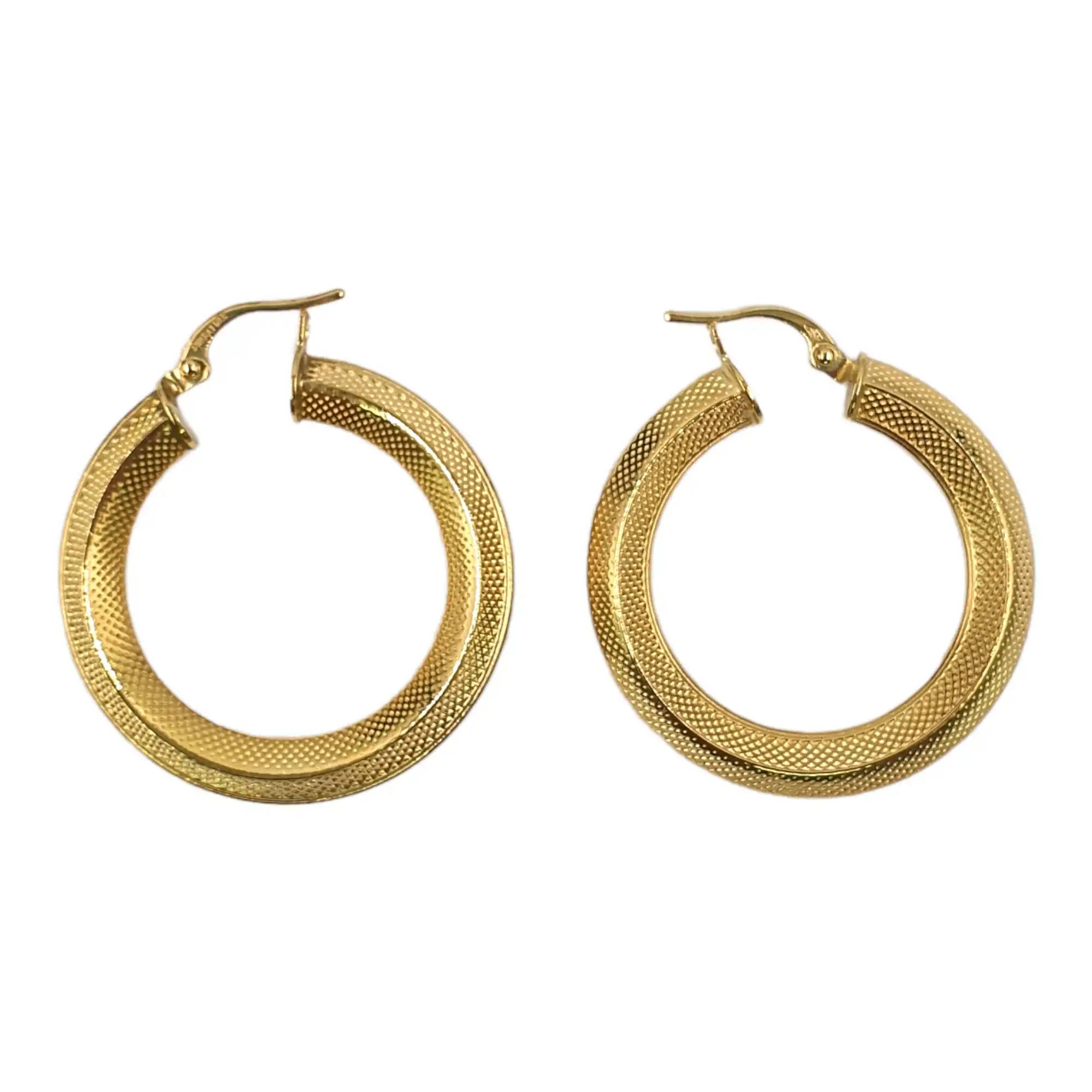 Fancy Charm Loop Earring