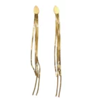Tear Charm Tassel Earring