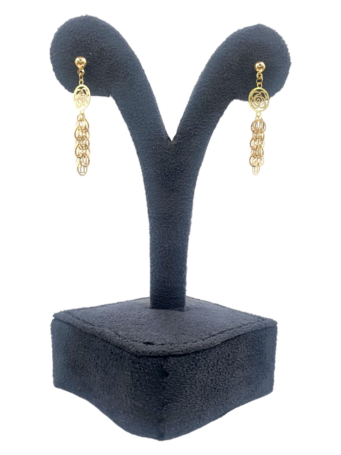 Flower Charm Dangle Earring