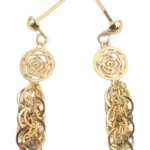 Flower Charm Dangle Earring