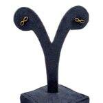 Infinity Charm Stud Earring