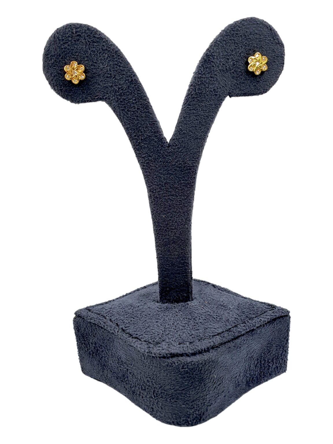 Fancy Flower Charm Earring