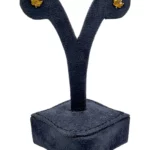 Leaf Charm Stud Earring